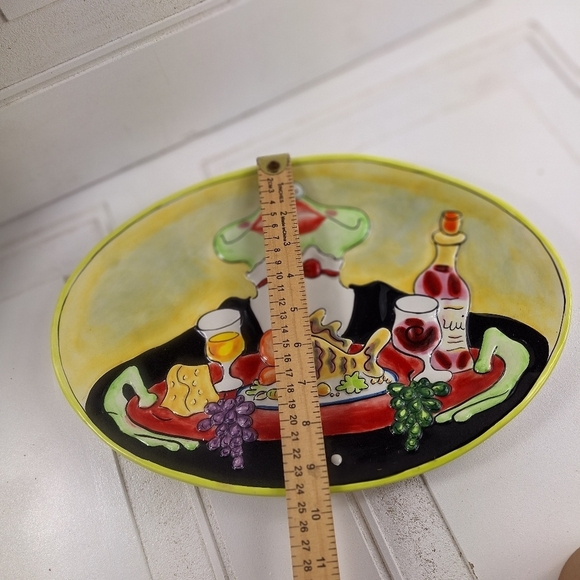 Farm Gourmet Green Frog Waiter Platter - Picture 4 of 11